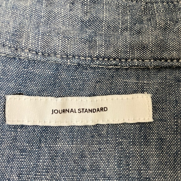 Journal Standard Chambray Denim Button up Shirt- "One Size" Japanese Size - Picture 6 of 10